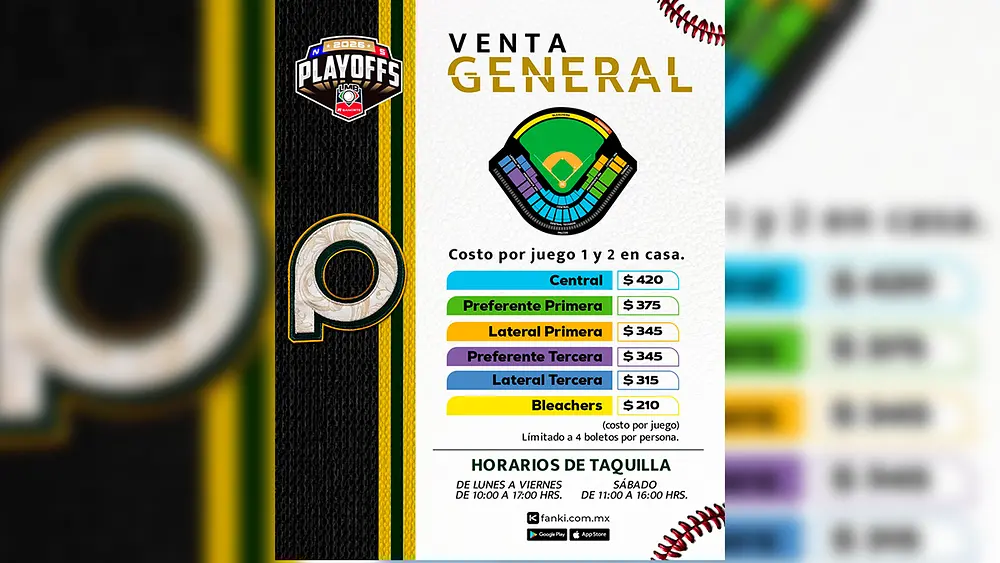 Playoffs Pericos de Puebla vs Piratas de Campeche: boletos, costos y dónde comprar
