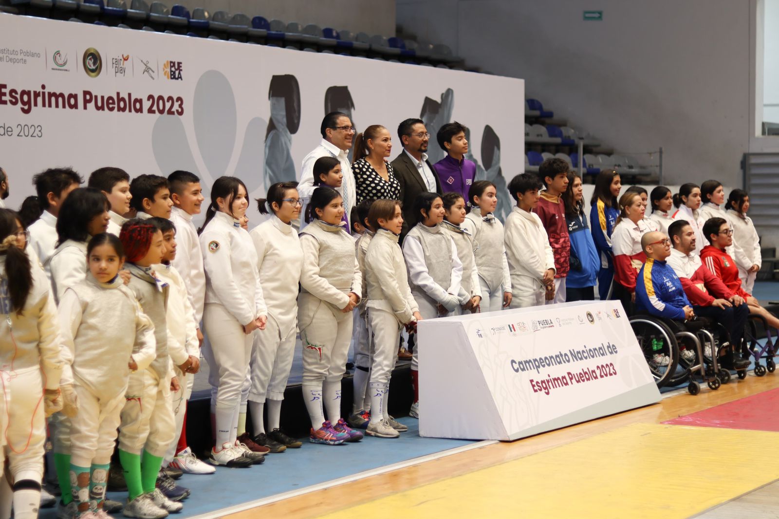 Celebran espíritu deportivo tras Campeonato Nacional de Esgrima 2023