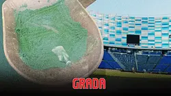 Con clorofila, Club Puebla maquilla mal estado del césped del Estadio Cuauhtémoc