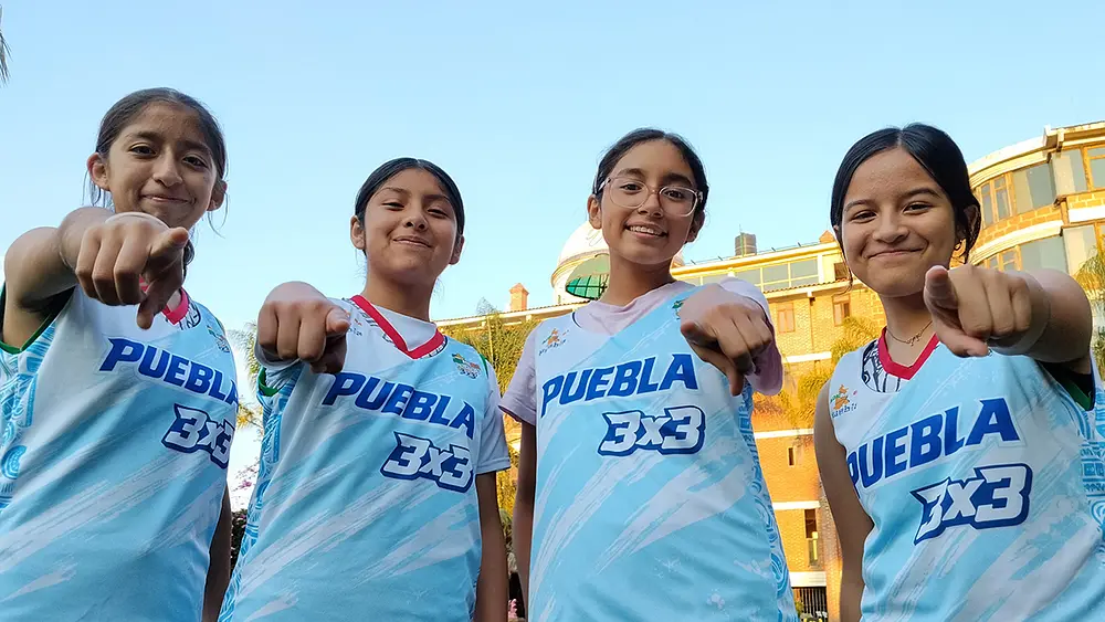 Puebla tiene lista su delegación para Nacional de Basquetbol 3x3