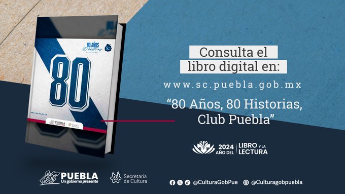 Presentan libro “80 años, 80 historias, Club Puebla”; cómo descargar