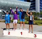 Gran nivel en triatlón de la Universiada BUAP 2023