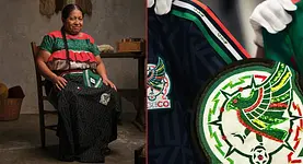 Con Adidas, Artesanas de Naupan bordan playera de la Selección Mexicana 