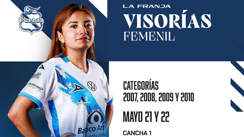 Visorías del Puebla Femenil 2026: categorías, fechas y requisitos