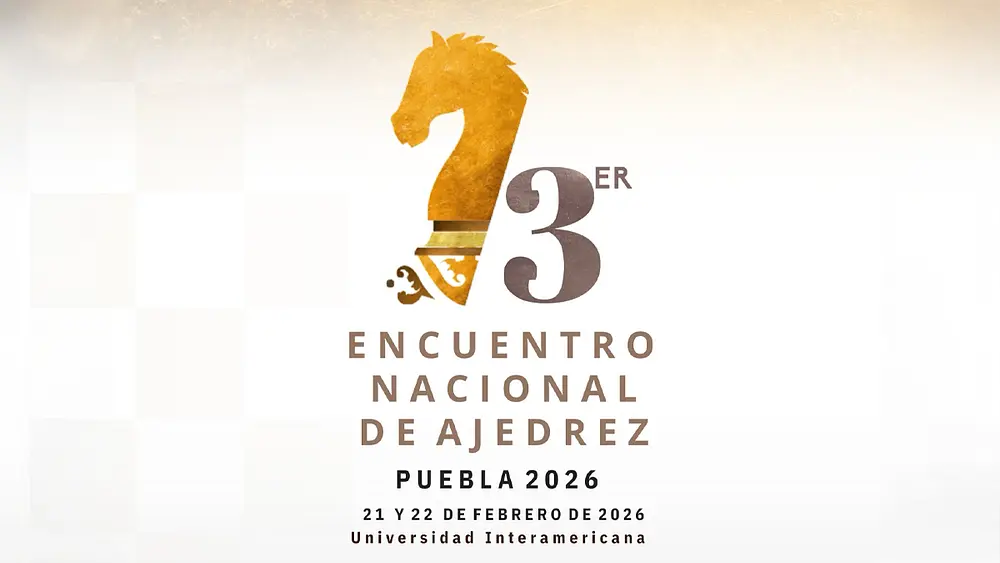 Puebla alista el 3er. Encuentro Nacional de Ajedrez 2026