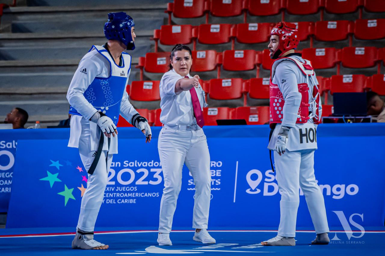 Sandra Guzmán, la coach que participó de jueza en los Juegos Centroamericanos