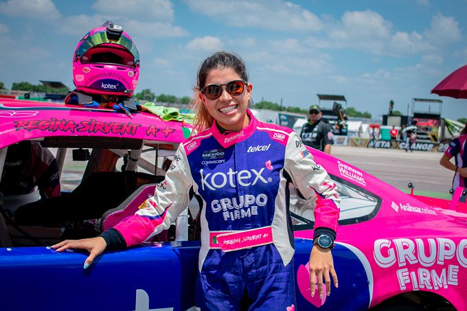 Regina Sirvent, lista para competir en Playoffs de Nascar México