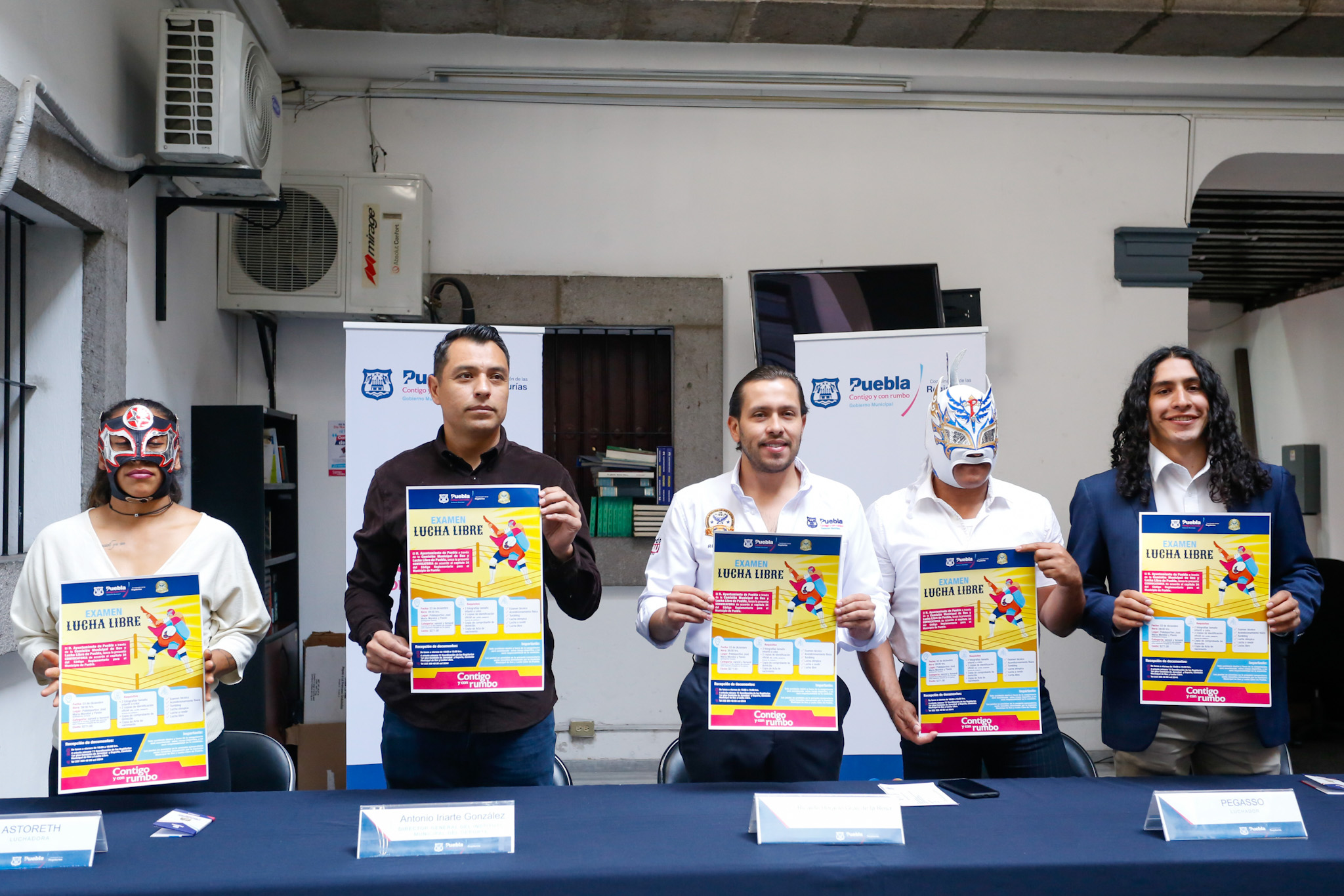 Anuncia Ayuntamiento de Puebla examen de Lucha Libre