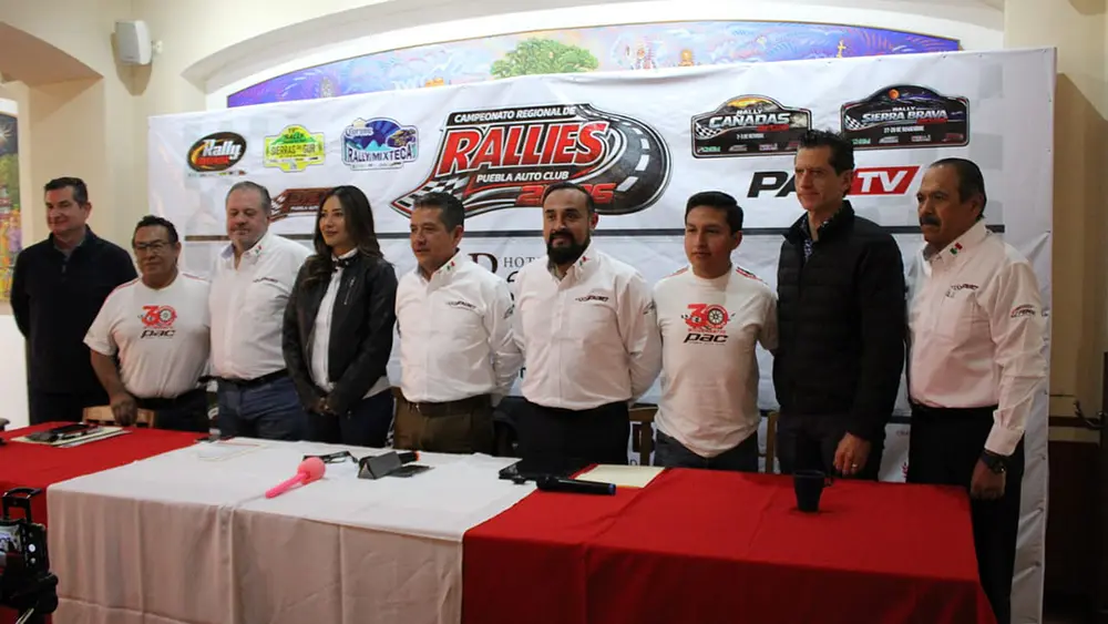PAC presentó Campeonato Regional de Rallies Puebla 2026