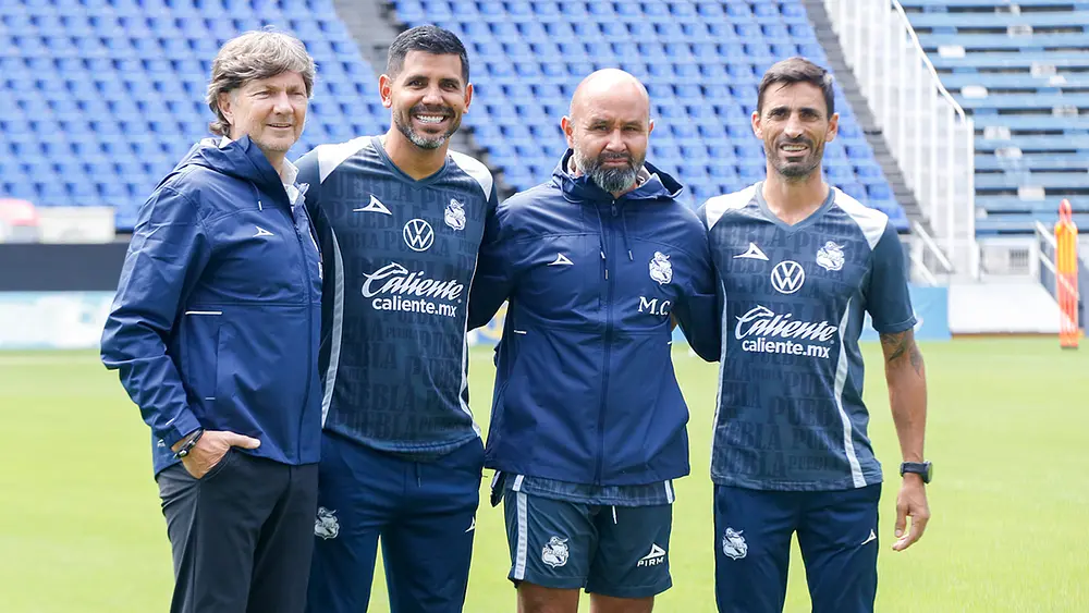 Ellos son el cuerpo técnico de Cristante en el Club Puebla