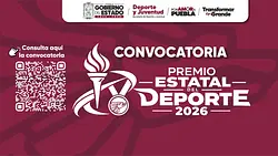 Abren convocatoria al Premio Estatal del Deporte Puebla 2026