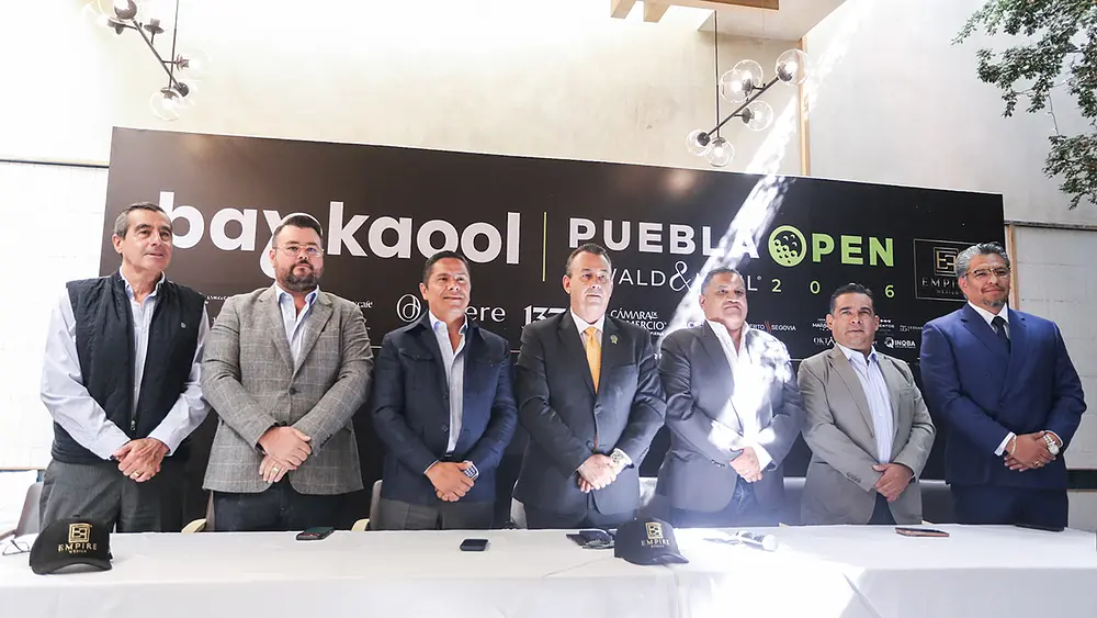 Presentan la novena edición del Puebla Open con bolsa de 2 mdp