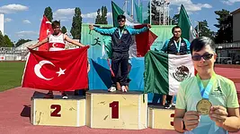 Kevin Palomares conquista oro en Campeonato Europeo de Praga