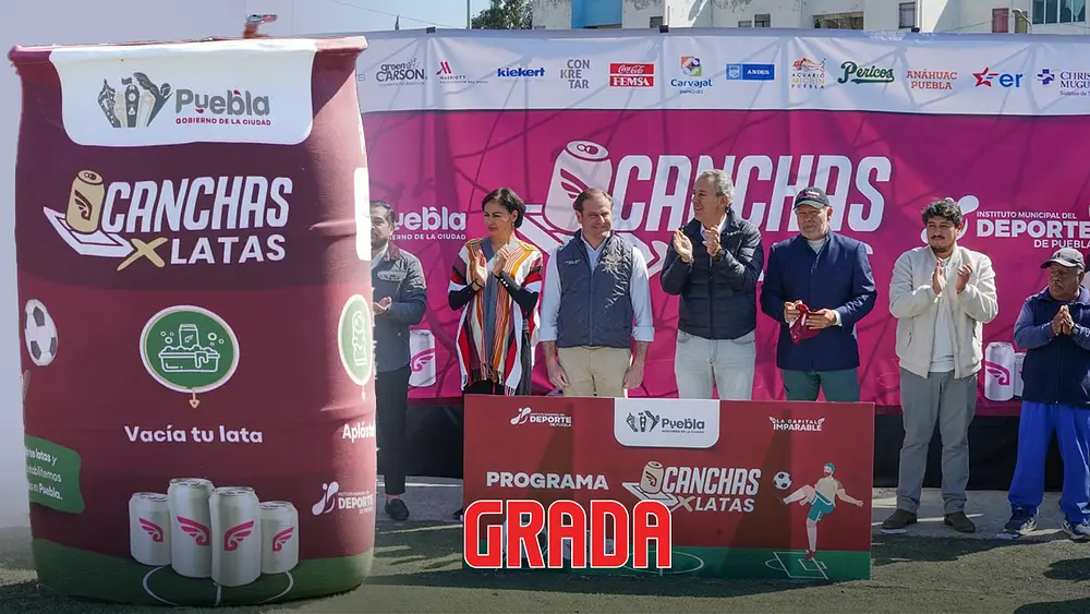 Arranca IMDP Puebla “Canchas x Latas”, proyecto inédito en México