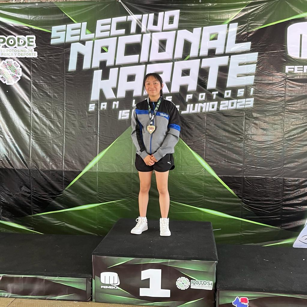 Destaca Club Alpha en el Nacional de Karate Juvenil 2023