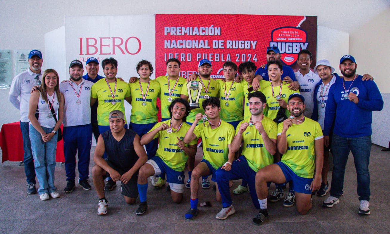 Borregos Tec Puebla obtiene subcampeonato en Rugby Conadeip 2024