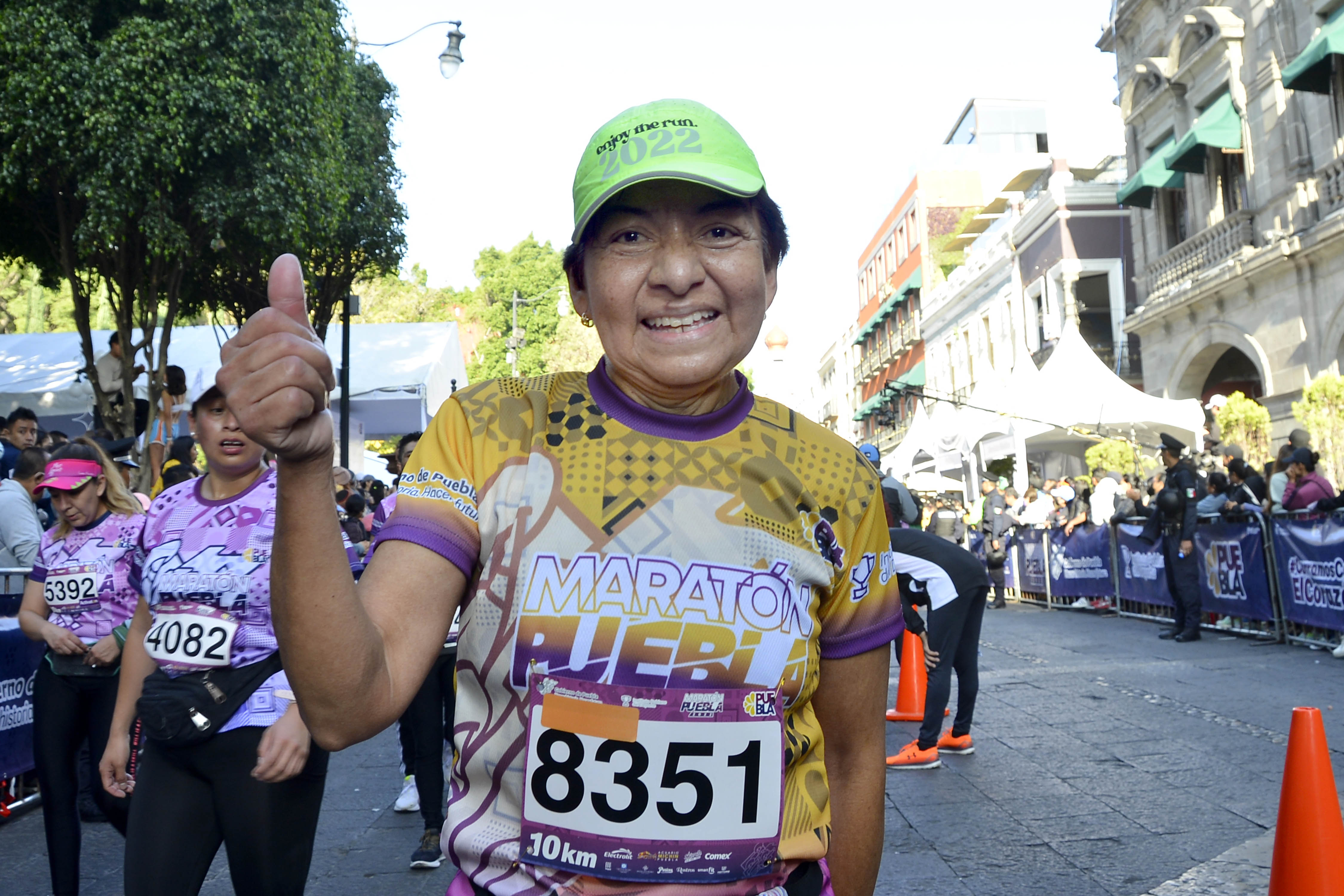 Participa rectora Lilia Cedillo en Maratón Puebla 2022