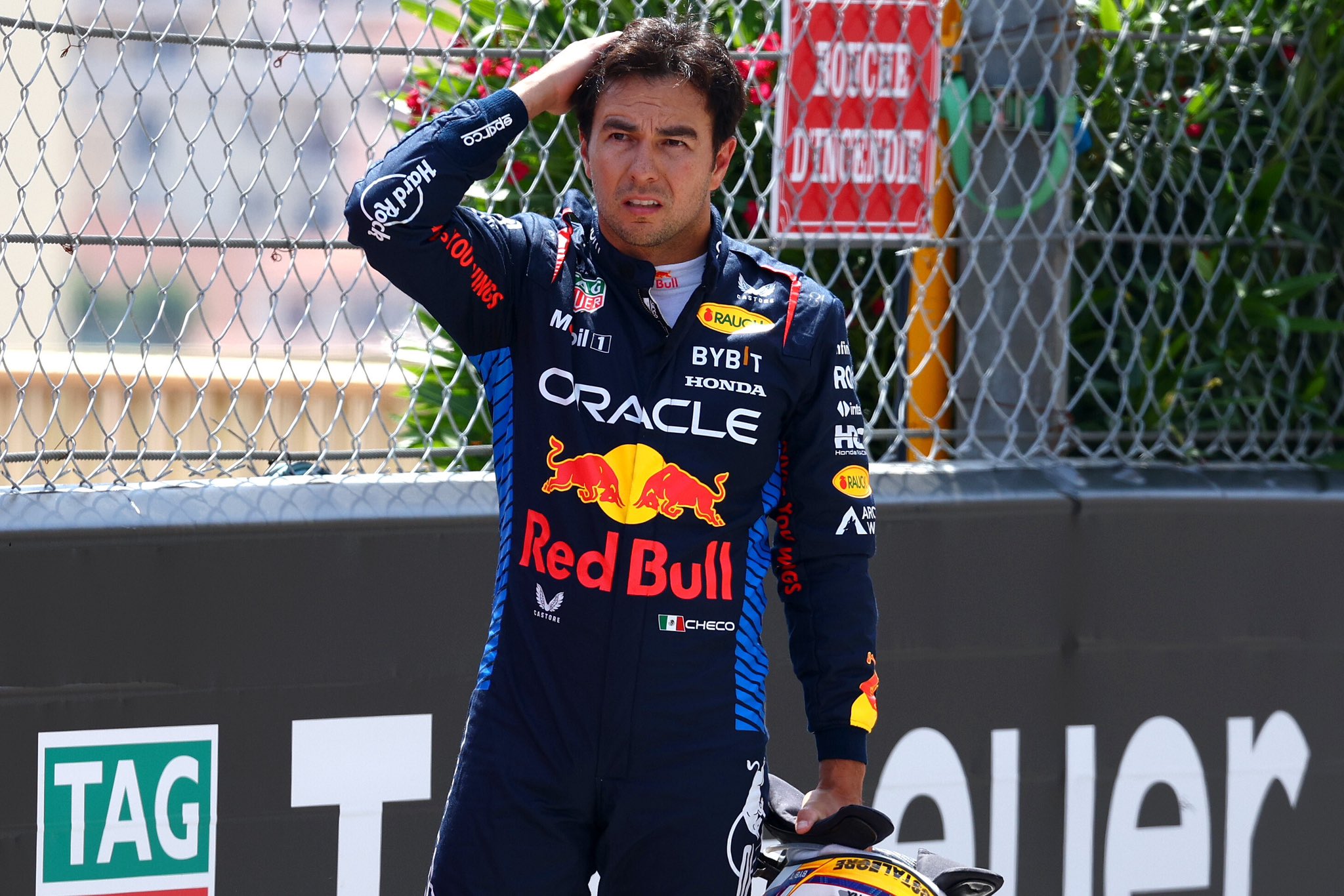 Sergio "Checo" Pérez vive pesadilla en GP de Mónaco