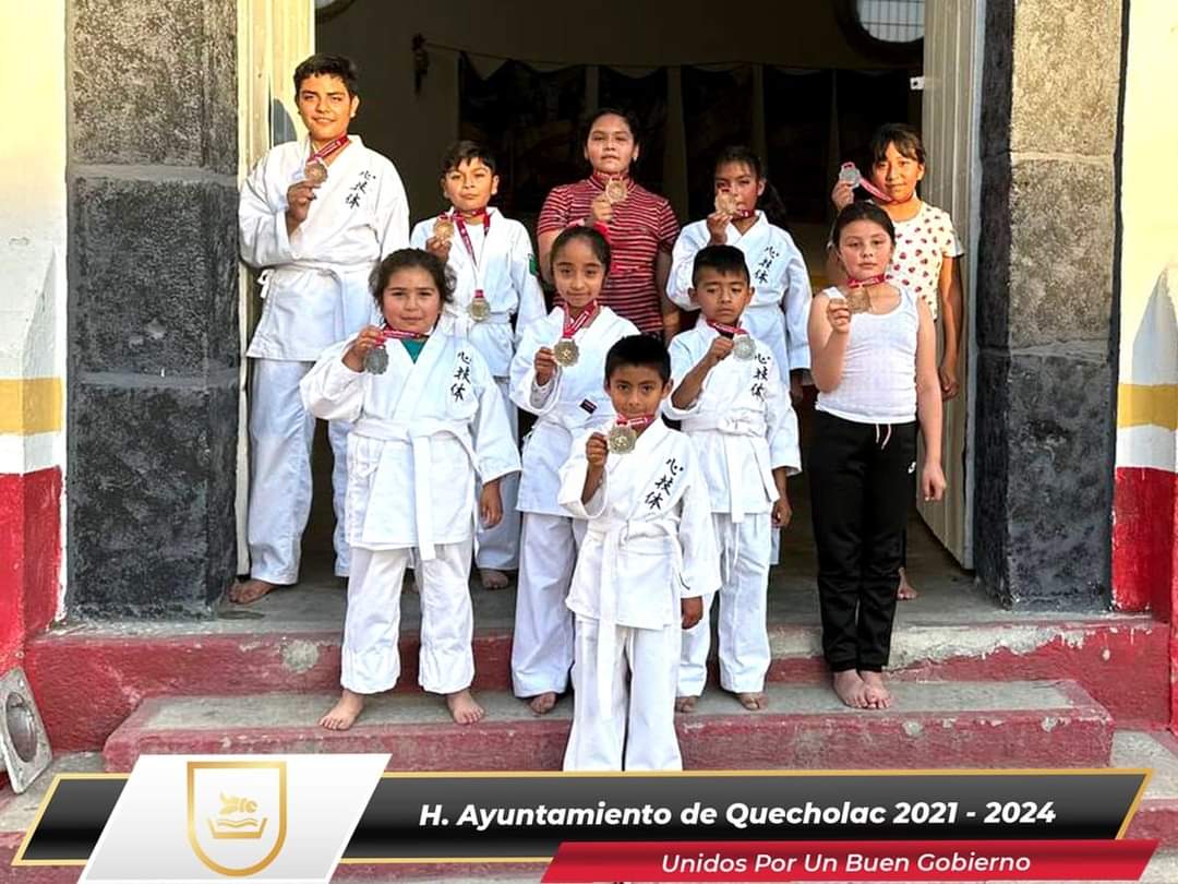 Celebran magno torneo de karate en Quecholac