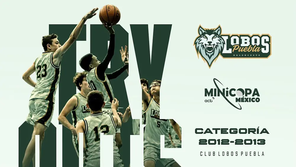 Lobos Puebla hará tryouts para la MiniCopa México ACB 2027: fecha, hora y requisitos