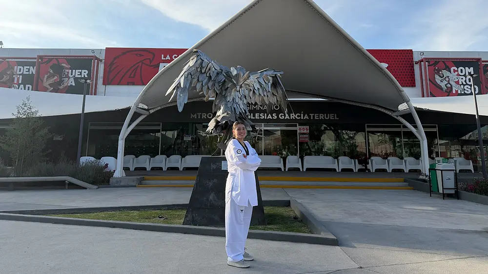 Melissa Castillo fortalece al Taekwondo de la UPAEP