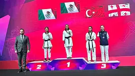 Romero y Rojas brillan en Abierto de Parataekwondo en Turquía