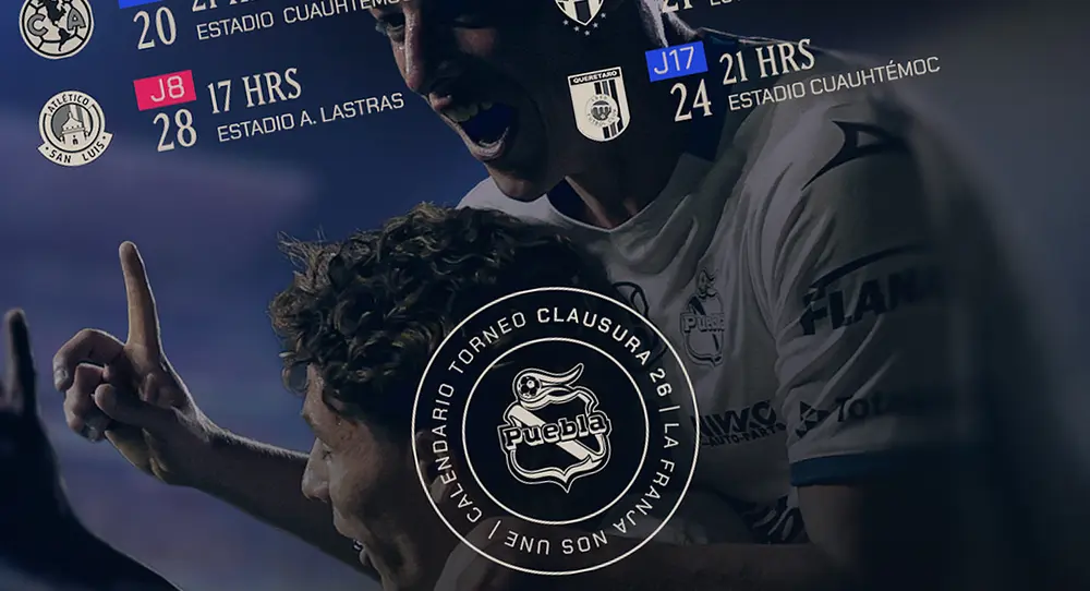 Calendario Club Puebla Clausura 2026: fechas y partidos