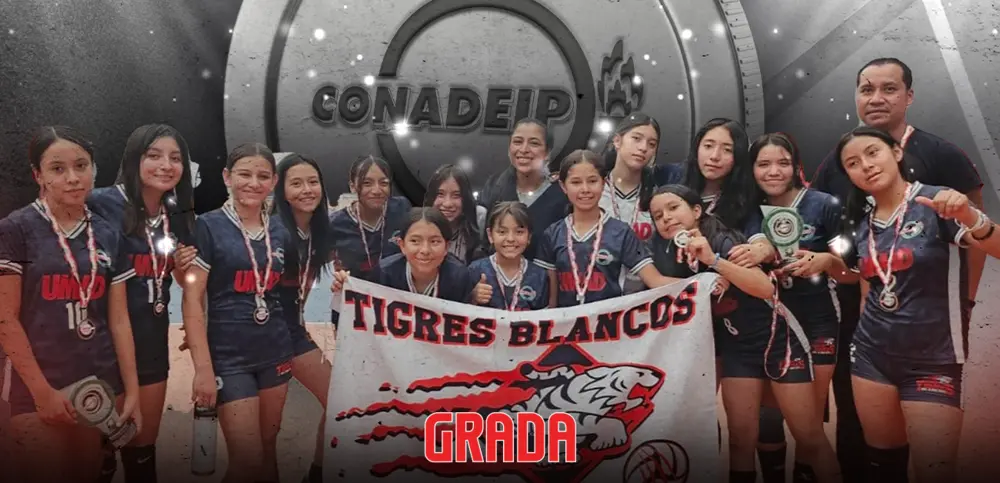 Tigres Blancos IMM consigue subcampeonato de voleibol CONADEIP