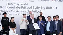 Puebla albergará Campeonatos Nacionales de Fútbol Sub-9 y Sub-11