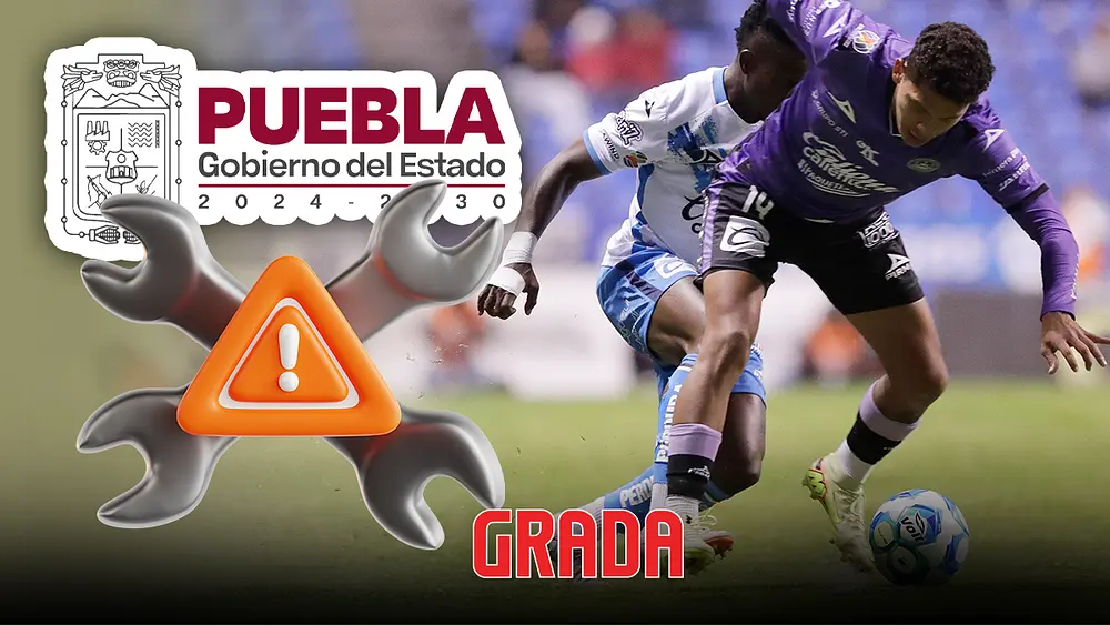 Gobierno estatal exige reparación del césped del Estadio Cuauhtémoc 