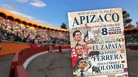 Ferrera, “El Zapata y Colombo en Apizaco: fecha y boletos para toros de Núñez del Olmo