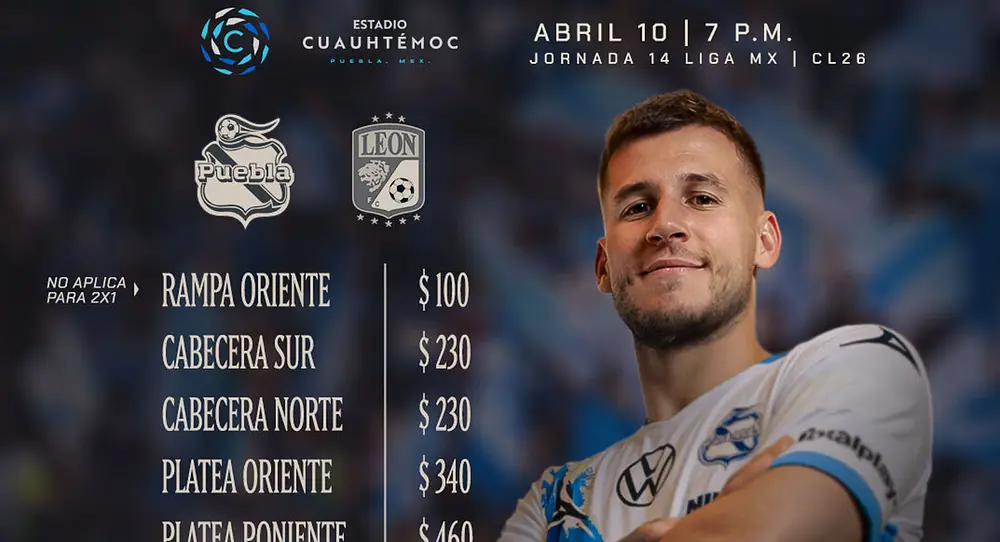 Club Puebla lanza promociones para juego ante León 