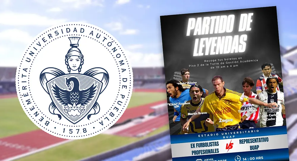 Partido de Leyendas 2025 en la BUAP: fecha, jugadores y boletos