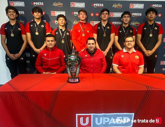 UPAEP reconoce a su equipo campeón de baloncesto juvenil