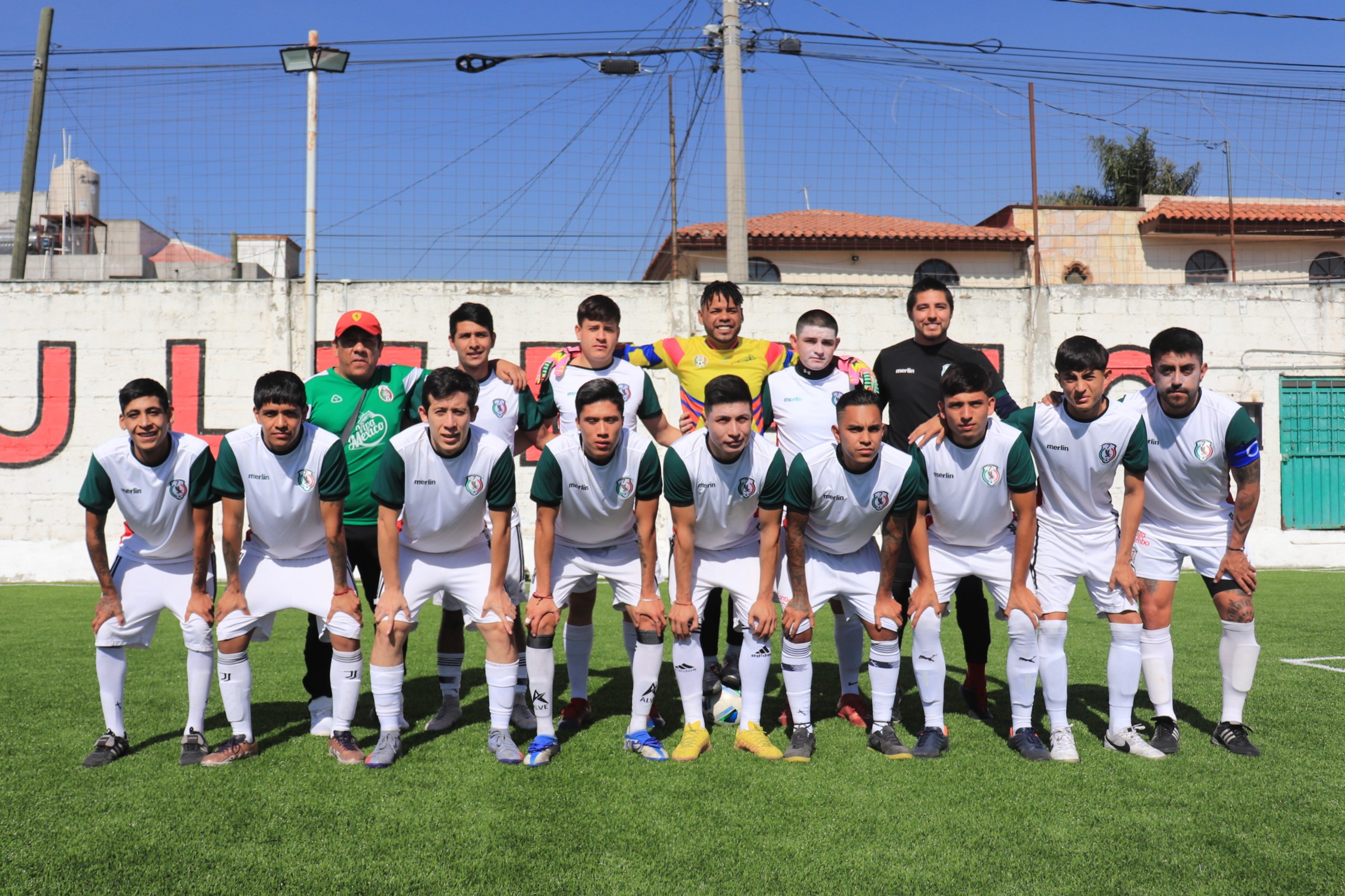 Inaugura la Selección Mexicana de Futbol 7 la cancha de Lobos Chapultepec