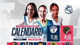Calendario Club Puebla Femenil Apertura 2025: fechas y partidos