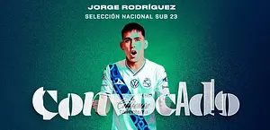 Jorge Rodríguez, defensa del Club Puebla, al Tricolor Sub-23