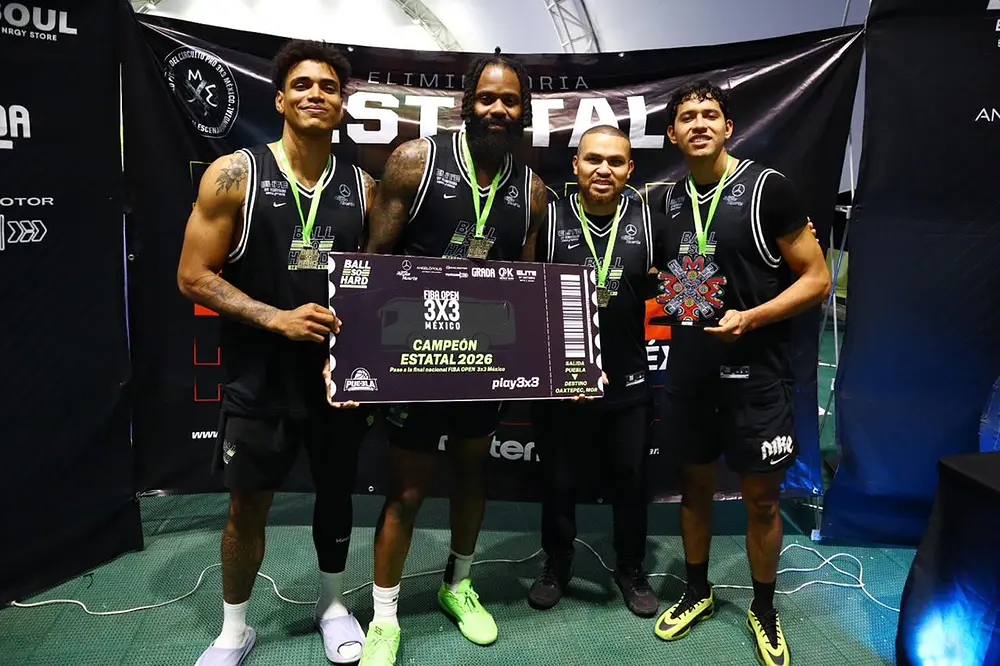 Ball So Hard se lleva el FIBA Open 3x3 Puebla 2026