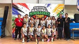Club Bayonnetas logró Top 10 en Festival Nacional Minibasket 2026
