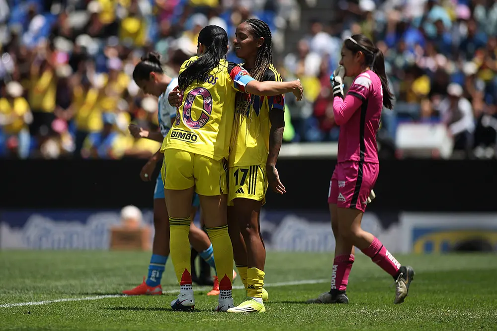 América le propinó otra goleada más a la cuenta del Puebla Femenil