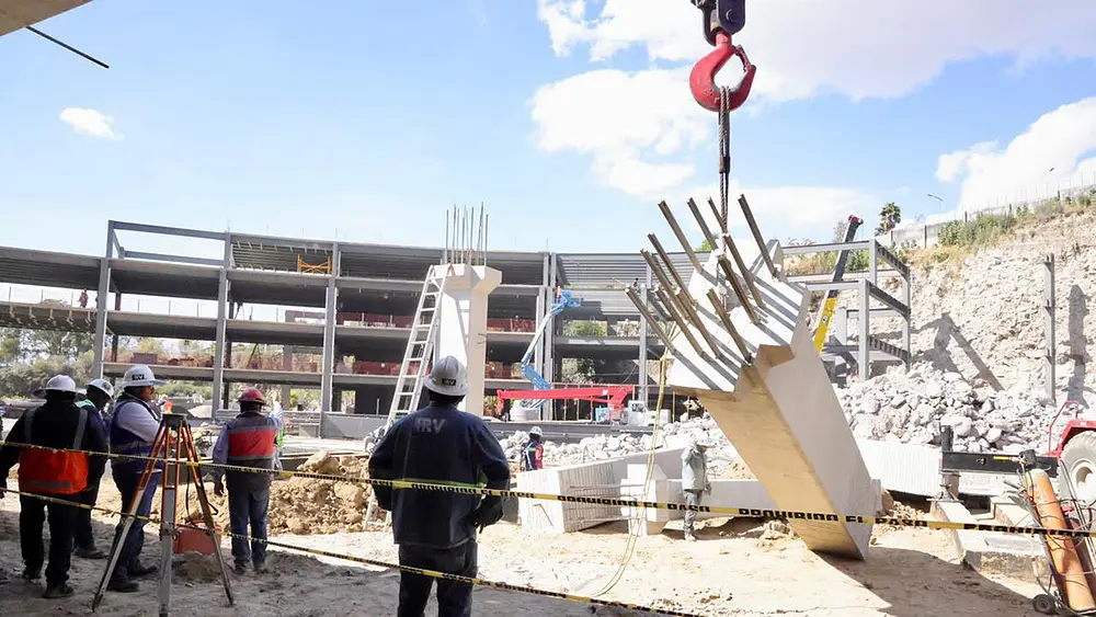 Construcción de la UDEP Puebla presume avance del 65%