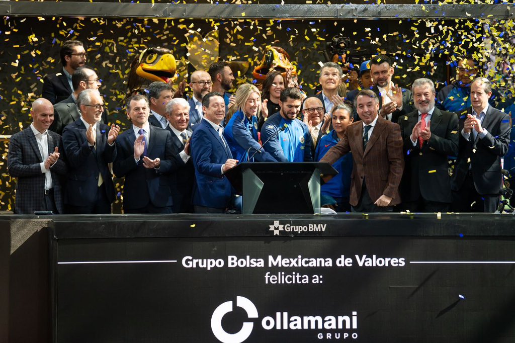 América "debuta" en grande en la Bolsa Mexicana de Valores
