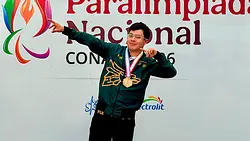 Kevin Palomares se consagra tetracampeón en Paralimpiada Nacional