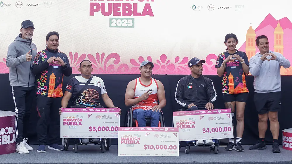 Con Medio Maratón de Puebla, Alan Frías consolida magnífico 2025
