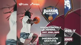 Anuncia IMDP Torneo de los Barrios Baloncesto 3x3