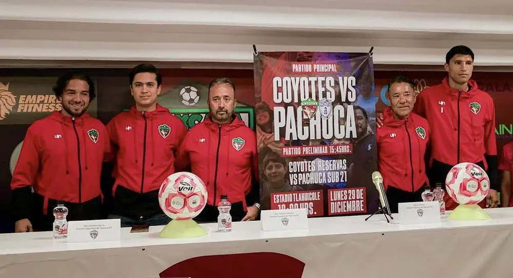 Anuncia Coyotes de Tlaxcala amistoso ante Pachuca 