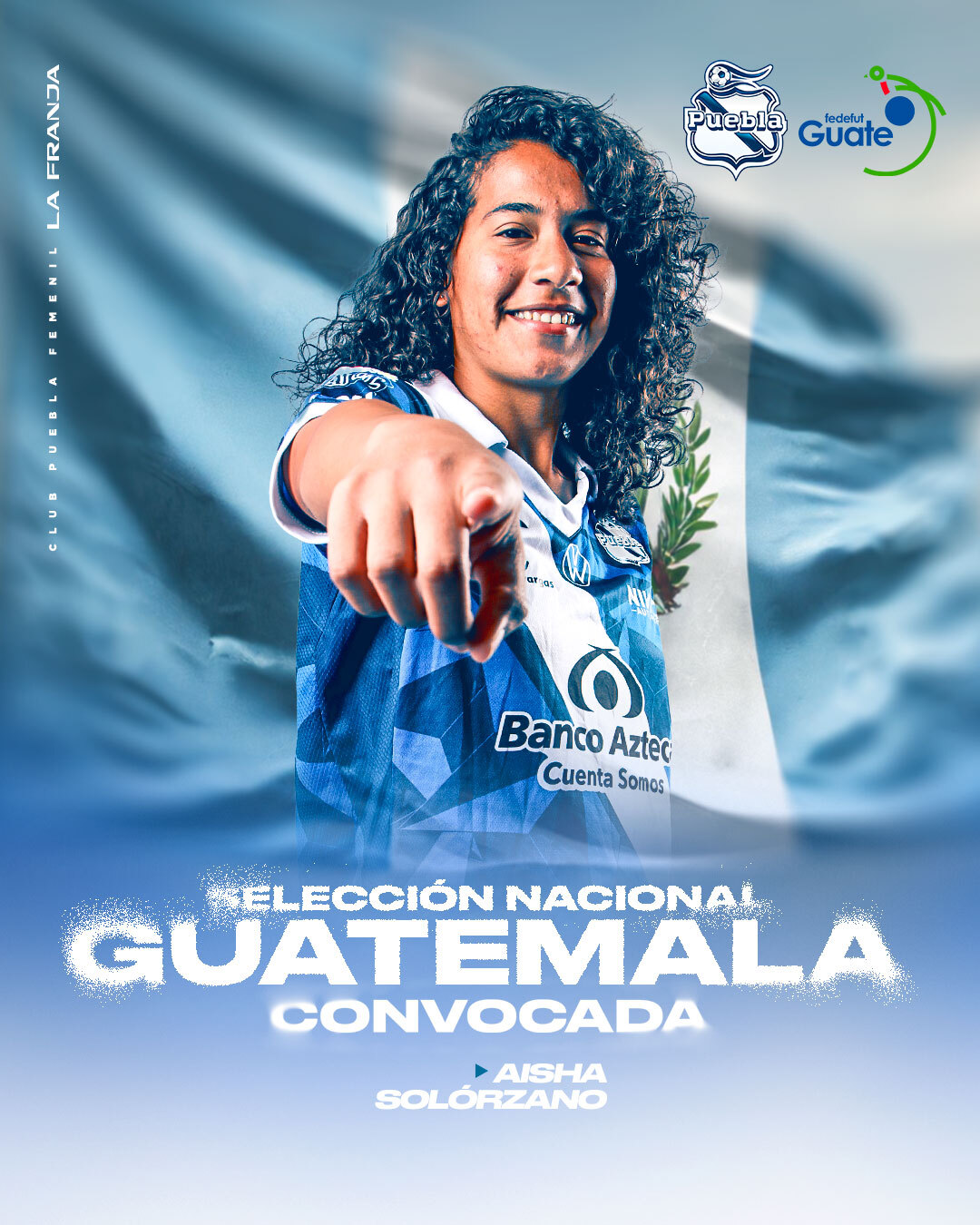 Selección de Guatemala convoca a Aisha Solórzano para la Fecha FIFA Femenil