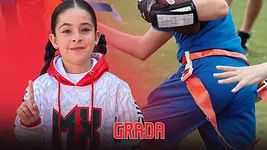 Ana Sofía Armenta, lista para el Mundial de Flag Football Infantil