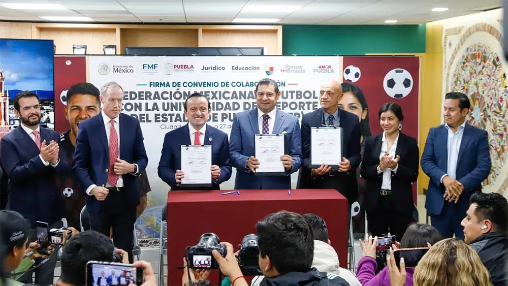 UDEP firma convenio de colaboración con Federación Mexicana de Fútbol