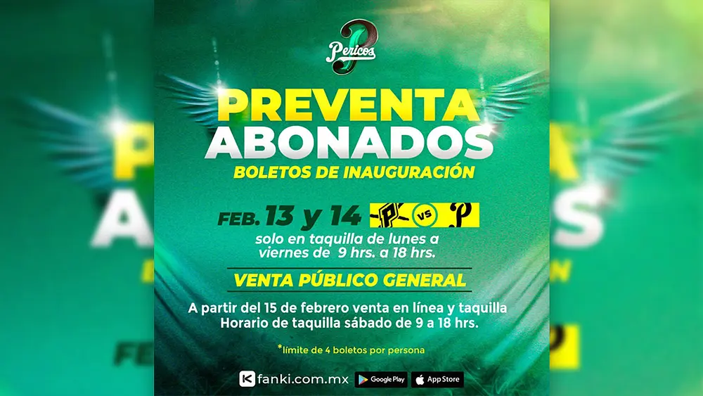 Pericos Puebla: precios y fechas preventa para serie inaugural 2025